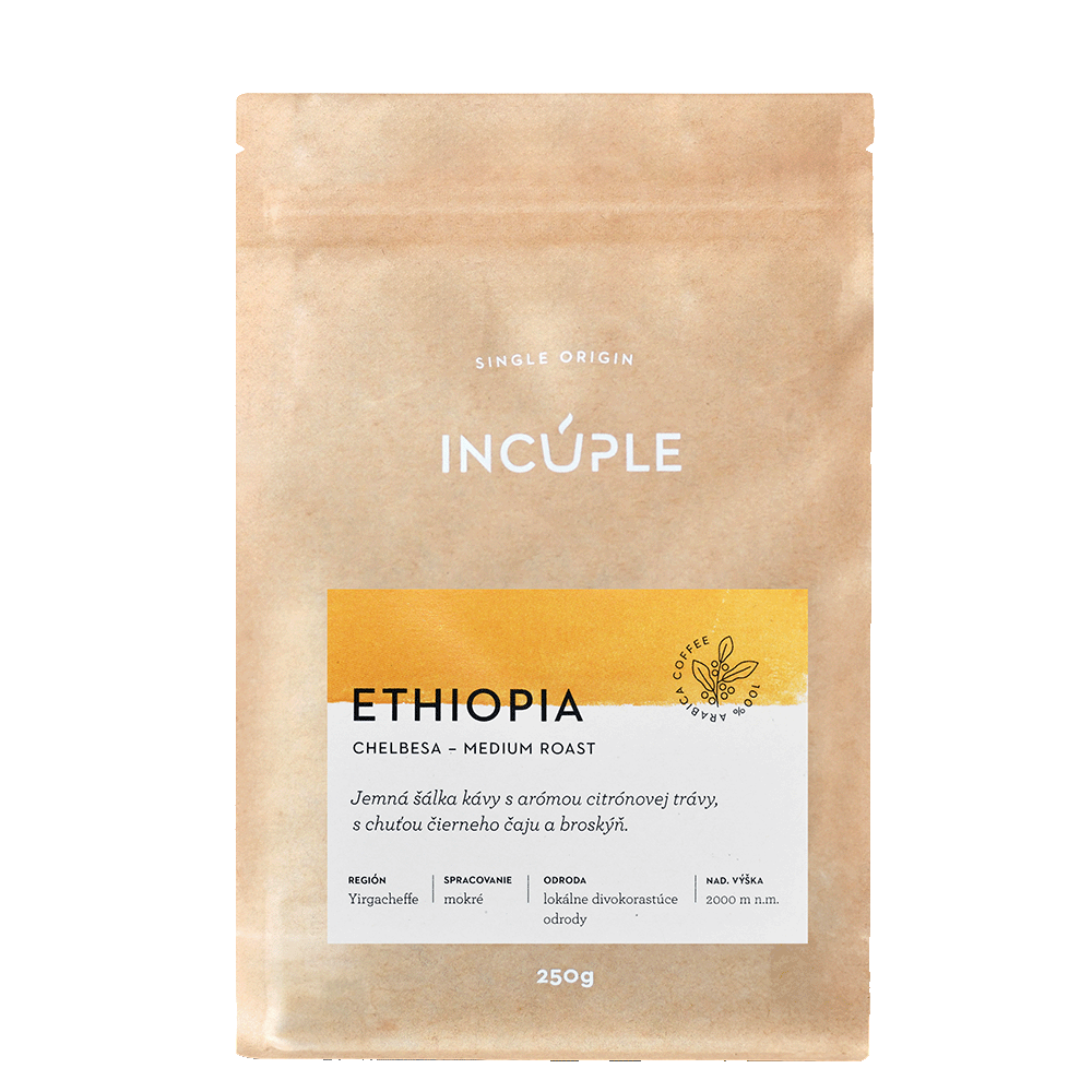 Ethiopia Chelbesa - káva incuple