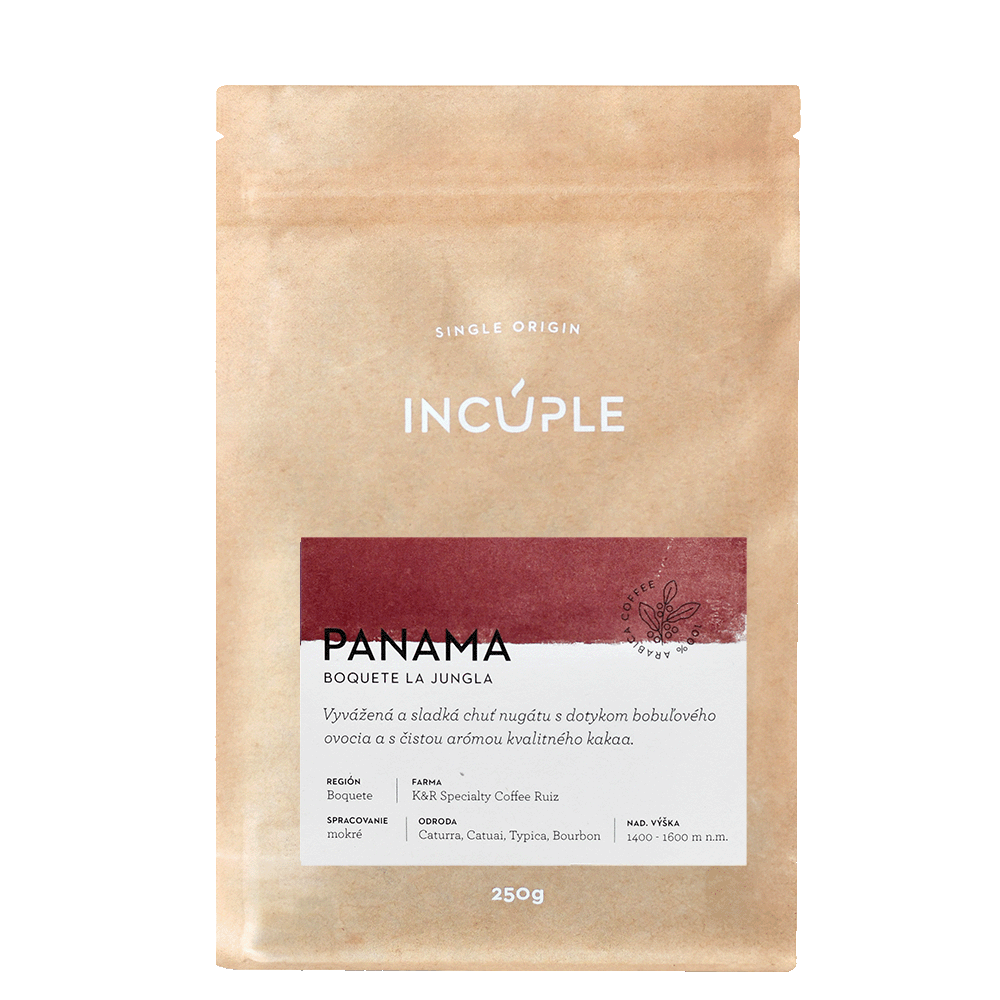 Panama La Jungla - káva incuple