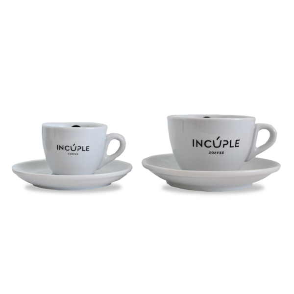 Cappuccino šálka INCUPLE - biela - merch incuple