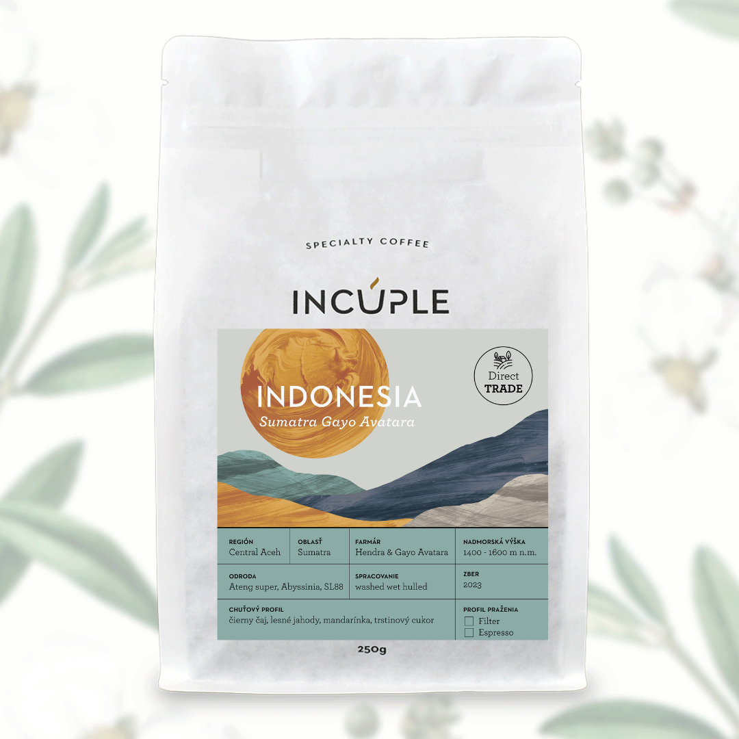 Indonesia Sumatra - káva incuple