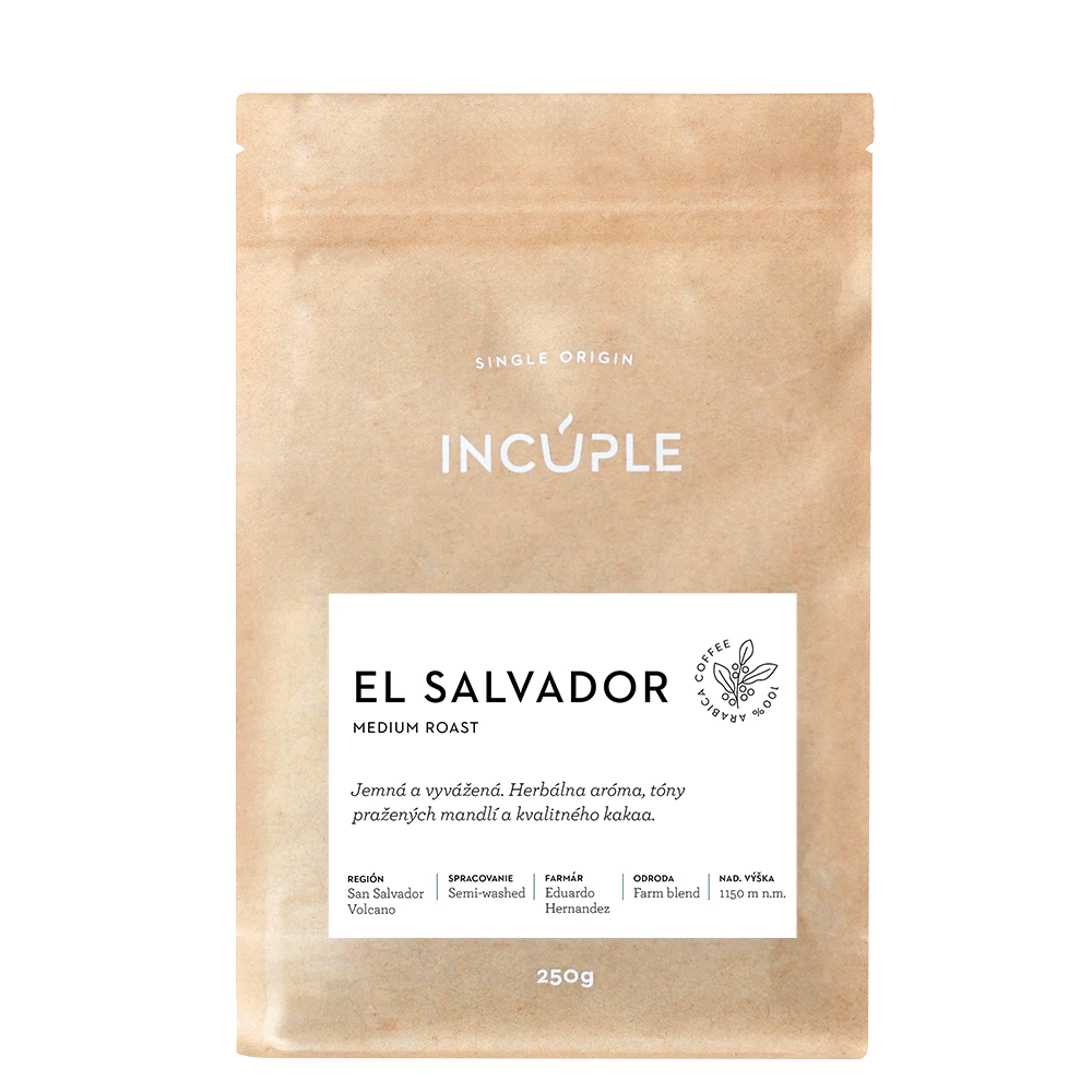Zrnková káva El Salvador zo sopky San Salvador – INCUPLE